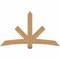 Ekena Millwork Alberta Smooth Timber Gable Bracket, Western Red Cedar, 60"W x 35"H x 5 1/2"D x 5 1/2"F, 14/12 Pitch GBW060X35X0606ALB00SWR - alternate 1